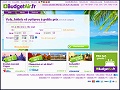 Dtails du site www.budgetair.fr