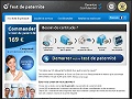 Dtails du site testdepaternite.net