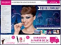 Dtails du site boutique.bourjois.fr