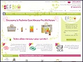 Dtails du site www.efbio-cosmetiques.com